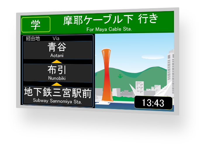 BFD型 液晶運賃表示器